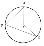 Точка О - центр окружности, на которой лежат точки А, В и С. Известно, что ∠АВС=61° и ∠ОАВ=8°. Найдите угол ВСО.